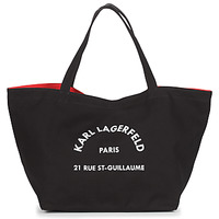 Sacs Femme Cabas / Sacs shopping Karl Lagerfeld RUE ST GUILLAUE CANVAS TOTE BLACK