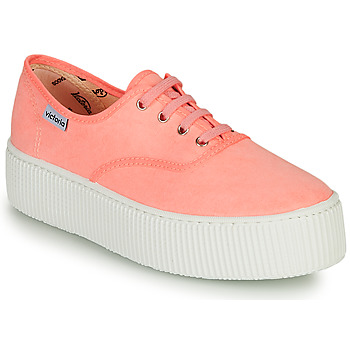 Chaussures Femme Baskets basses Victoria DOBLE FLUO Corail