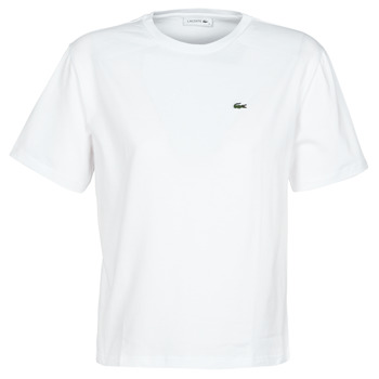 Vêtements Femme T-shirts manches courtes Lacoste BENOIT Blanc
