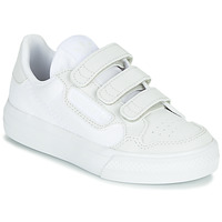 Schuhe Kinder Sneaker Low adidas Originals CONTINENTAL VULC CF C Weiß / Beige