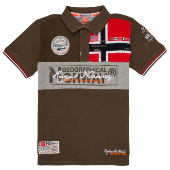 Kleidung Jungen Polohemden Geographical Norway KIDNEY Khaki
