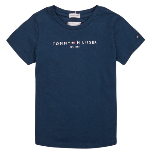 Kleidung Mädchen T-Shirts Tommy Hilfiger KG0KG05023 Marineblau