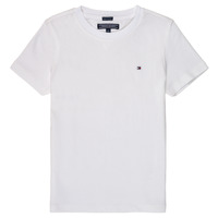 Kleidung Jungen T-Shirts Tommy Hilfiger KB0KB04140 Weiß
