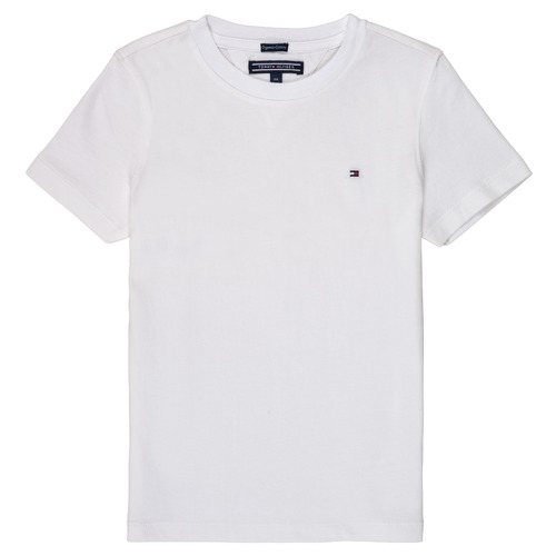 Vêtements Garçon T-shirts manches courtes Tommy Hilfiger KB0KB04140 Blanc