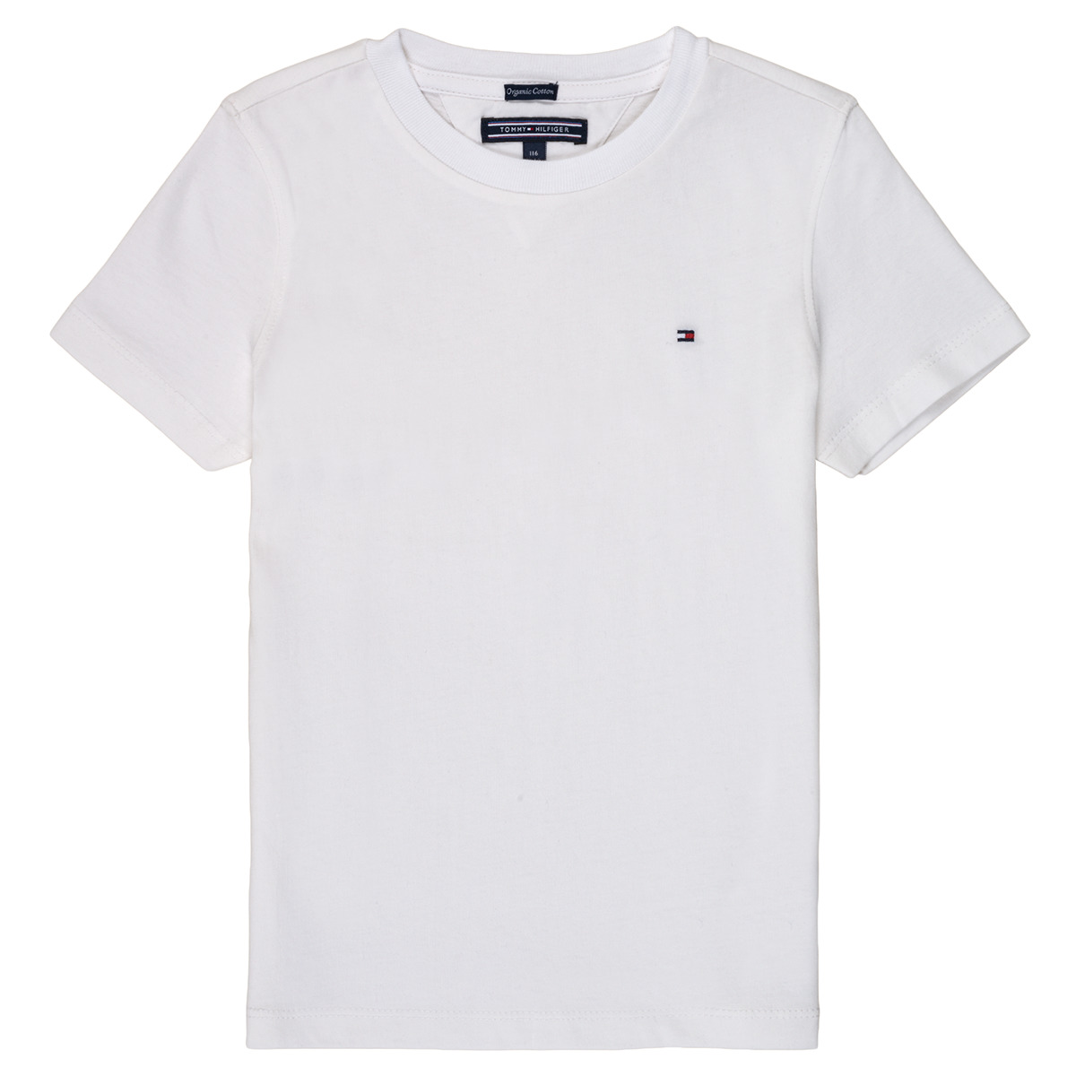 Kleidung Jungen T-Shirts Tommy Hilfiger KB0KB04140 Weiß