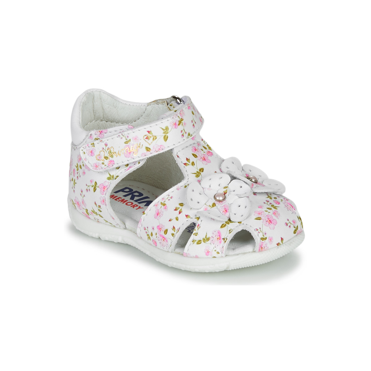 Chaussures Fille Sandales et Nu-pieds Primigi 5401300 Blanc / Rose