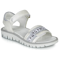 Schuhe Mädchen Sandalen / Sandaletten Primigi 5386700 Weiß / Silbrig