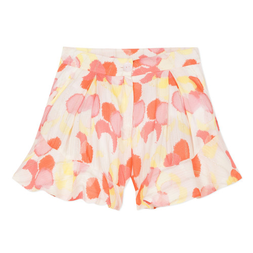 Kleidung Mädchen Shorts / Bermudas Lili Gaufrette LORIA Bunt