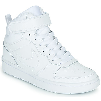 Schuhe Kinder Sneaker High Nike COURT BOROUGH MID 2 PS Weiß