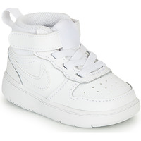 Schuhe Kinder Sneaker Low Nike COURT BOROUGH MID 2 TD Weiß