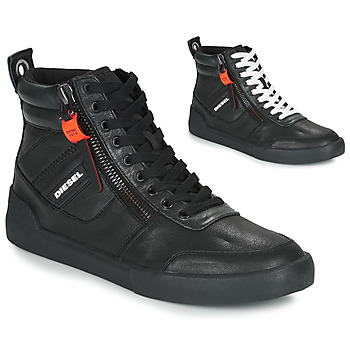 Chaussures Homme Baskets montantes Diesel S-DVELOWS Noir / Blanc