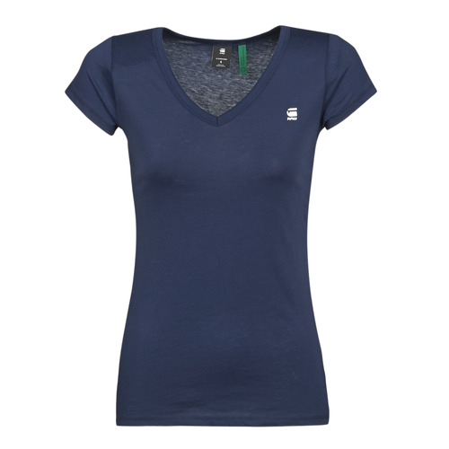 Vêtements Femme T-shirts manches courtes G-Star Raw EYBEN SLIM V T WMN SS sartho blue