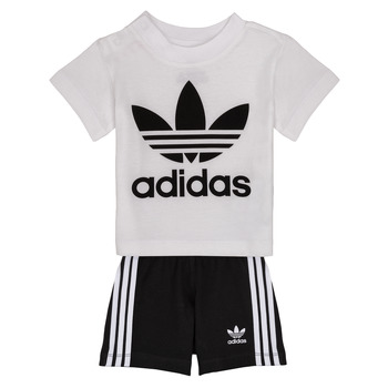 Vêtements Enfant Ensembles enfant adidas Originals CAROLINE Blanc / Noir