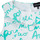 Kleidung Mädchen Kurze Kleider Emporio Armani Antoni Weiß / Blau