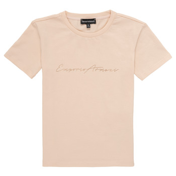 Vêtements Fille T-shirts manches courtes Emporio Armani Armel Rose