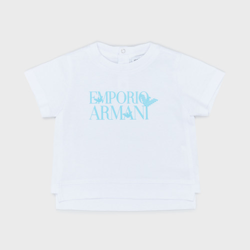 Kleidung Jungen T-Shirts Emporio Armani Arthus Weiß