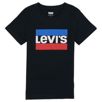 Vêtements Garçon T-shirts manches courtes Levi's SPORTSWEAR LOGO TEE Noir