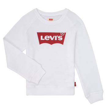 Kleidung Mädchen Sweatshirts Levi's KEY ITEM LOGO CREW Weiß