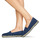 Schuhe Damen Leinen-Pantoletten mit gefloch Betty London MARILA Marineblau