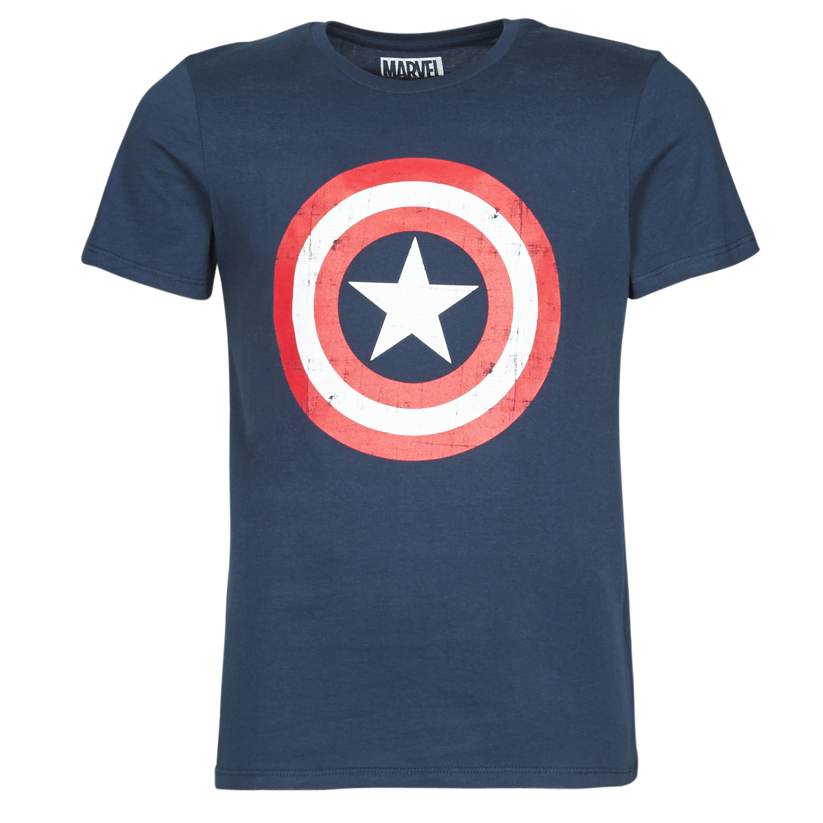 Abbigliamento Uomo T-shirt maniche corte Yurban MARVEL CAPTAIN AMERICA LOGO 