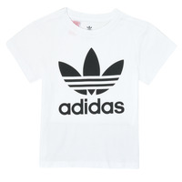 Kleidung Kinder T-Shirts adidas Originals TREFOIL TEE Weiß
