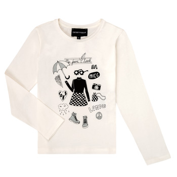 Abbigliamento Bambina T-shirts a maniche lunghe Emporio Armani 6H3T01-3J2IZ-0101 