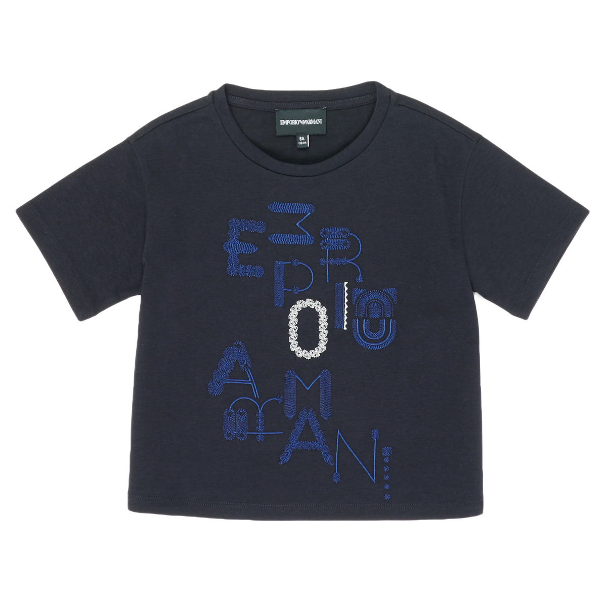 Vêtements Fille T-shirts manches courtes Emporio Armani 6H3T7R-2J4CZ-0926 