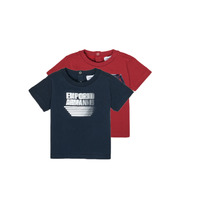 Kleidung Jungen T-Shirts Emporio Armani 6HHD22-4J09Z-0353 Bunt