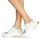 Schuhe Damen Sneaker Low John Galliano 3646 Weiß / Golden