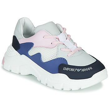 Schuhe Jungen Sneaker Low Emporio Armani XYX008-XOI34 Weiß / Blau
