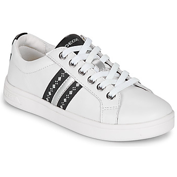 Schuhe Mädchen Sneaker Low Geox DJROCK Weiß
