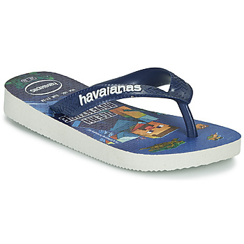 Schuhe Jungen Zehensandalen Havaianas KIDS MINECRAFT Blau