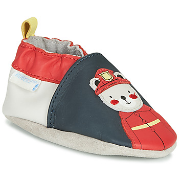 Schuhe Jungen Babyschuhe Robeez FIREMAN Marineblau / Rot