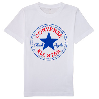 Kleidung Jungen T-Shirts Converse CORE CHUCK PATCH TEE Weiß