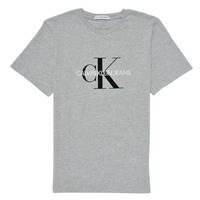 Kleidung Kinder T-Shirts Calvin Klein Jeans MONOGRAM Grau