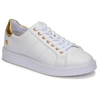 Schuhe Damen Sneaker Low Lauren Ralph Lauren ANGELINE II Weiß / Golden