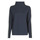 Kleidung Damen Pullover Tommy Hilfiger SIDE STRIPE MOCK-NK SWEATER LS Marineblau / Silber / Bordeaux