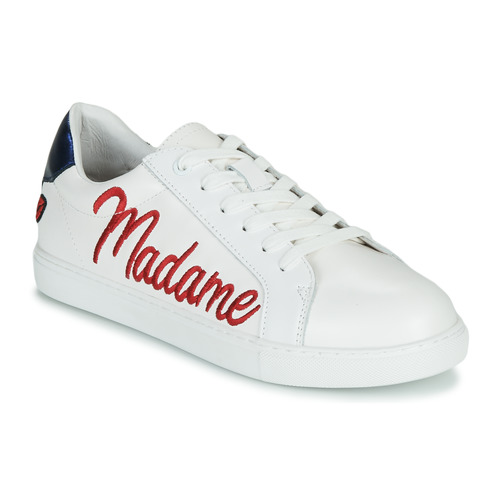 Schuhe Damen Sneaker Low Bons baisers de Paname SIMONE MADAME MONSIEUR Weiß