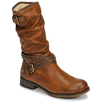 Schuhe Damen Boots Mustang 1139624 Kognac