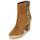 Schuhe Damen Low Boots Philippe Morvan LOKS V1 VELOURS CAMEL/LEOP Braun,