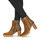 Schuhe Damen Low Boots Philippe Morvan LOKS V1 VELOURS CAMEL/LEOP Braun,