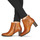 Schuhe Damen Low Boots Casta SANTA Kognac