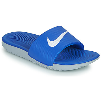 Schuhe Kinder Pantoletten Nike KAWA GS Blau / Weiß