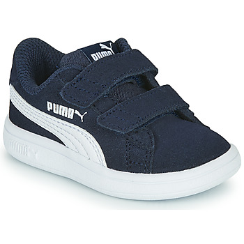 Schuhe Jungen Sneaker Low Puma SMASH INF Marineblau / Weiß