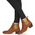 Schuhe Damen Low Boots Regard NOISY V2 VELOURS SAFRAN Braun,