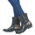Chaussures Femme Boots Kickers AMERIKO Noir / Gris