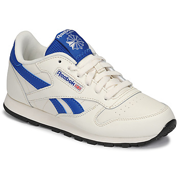 Schuhe Kinder Sneaker Low Reebok Classic CLASSIC LEATHER Weiß / Blau