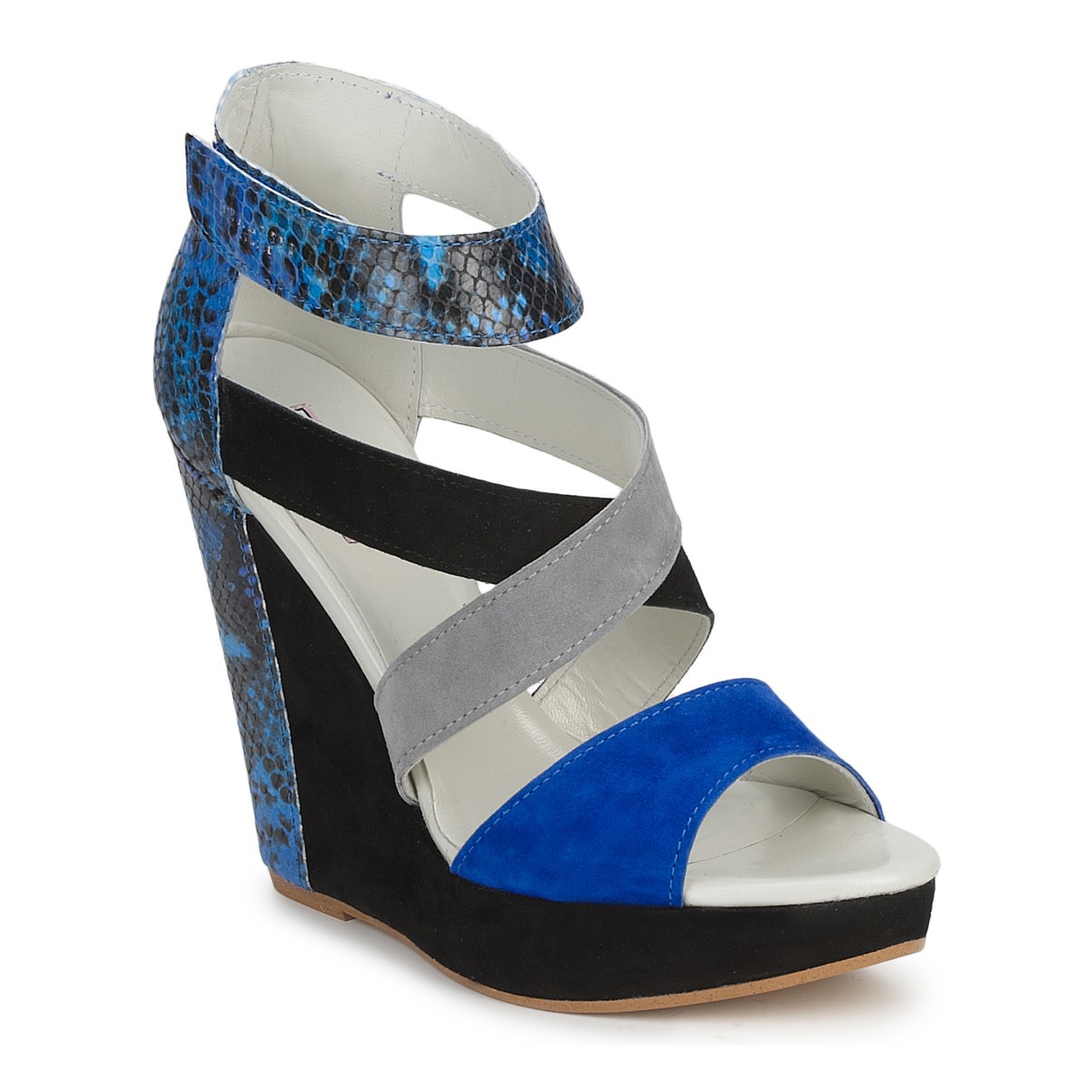 Schuhe Damen Sandalen / Sandaletten Serafini CARRY Blau / Grau