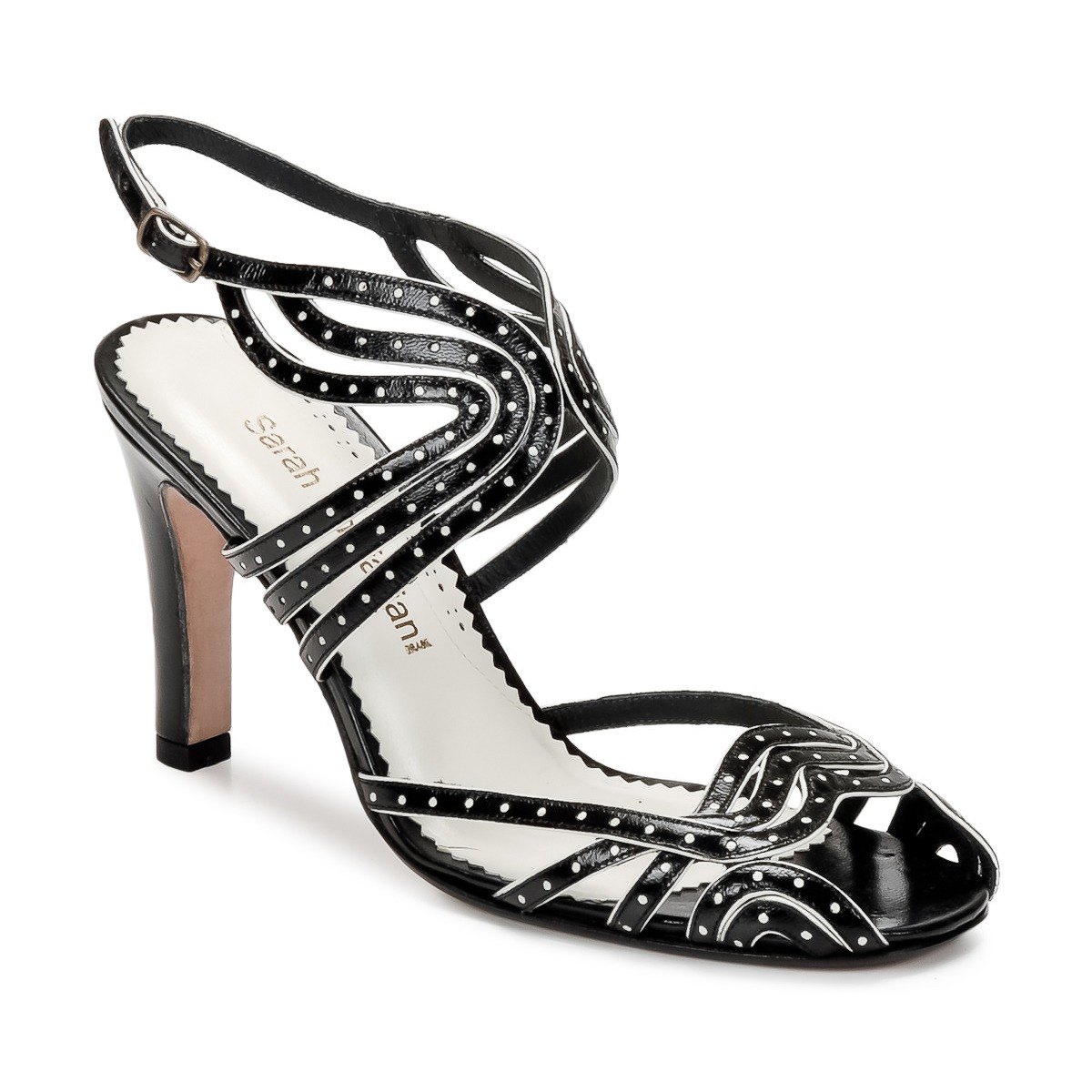 Chaussures Femme Sandales et Nu-pieds Sarah Chofakian WINGS Noir / Or