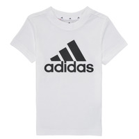 Kleidung Jungen T-Shirts adidas Performance B BL T Weiß